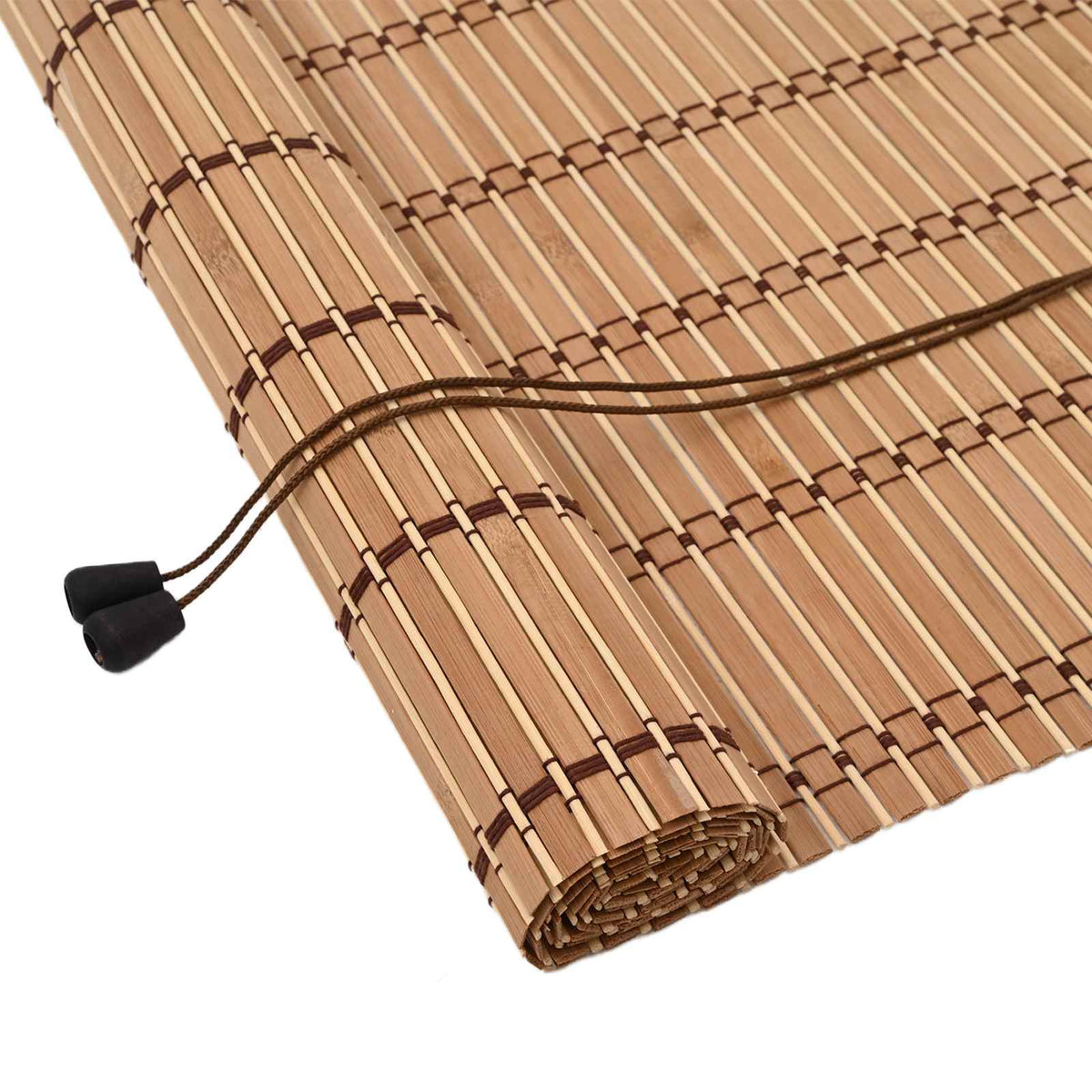 vidaXL Raambuiten & Gordijnen Licht Bruin 60 x 160 cm Bamboe