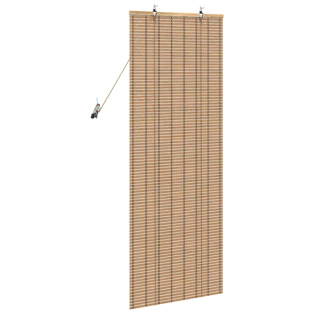 vidaXL Raambuiten & Gordijnen Licht Bruin 60 x 160 cm Bamboe