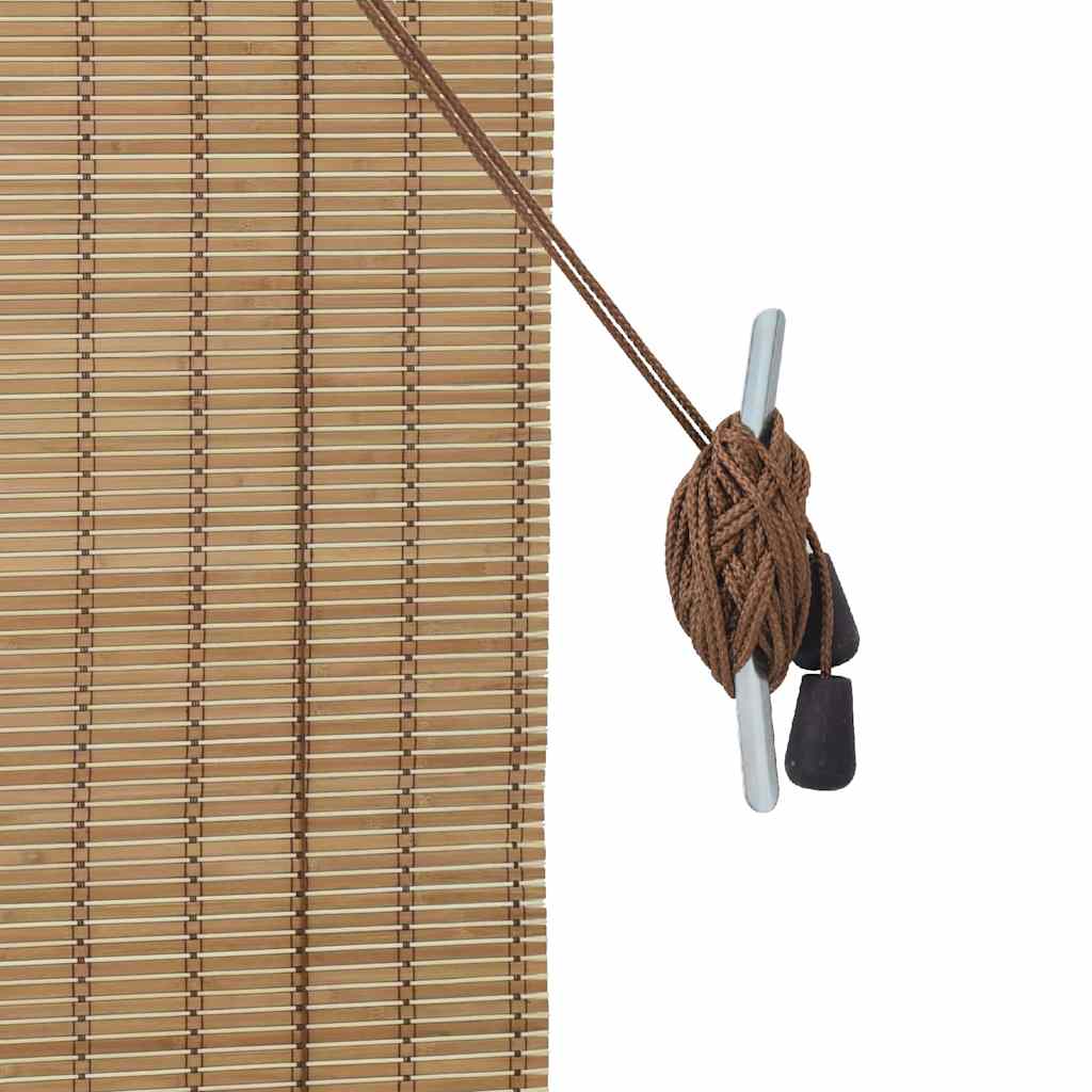 vidaXL Raambuiten & Gordijnen Licht Bruin 60 x 160 cm Bamboe