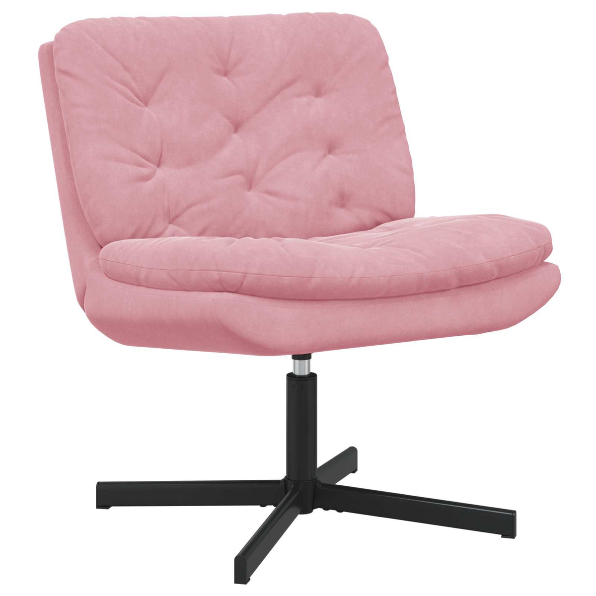 vidaXL Draaibare Relaxstoel met kussen Blauw 63 x 75 x 76 cm Fluweel