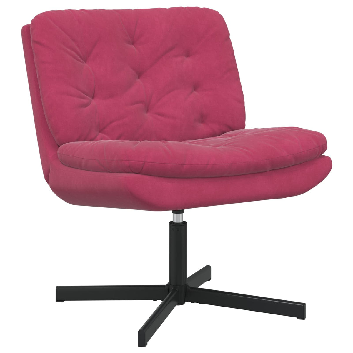 vidaXL Draaibare Relaxstoel met kussen Blauw 63 x 75 x 76 cm Fluweel