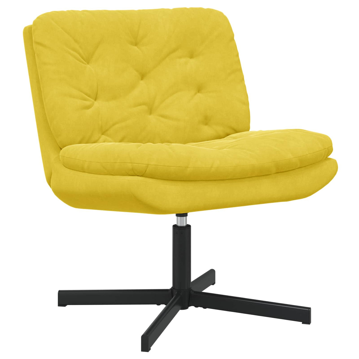 vidaXL Draaibare Relaxstoel met kussen Blauw 63 x 75 x 76 cm Fluweel