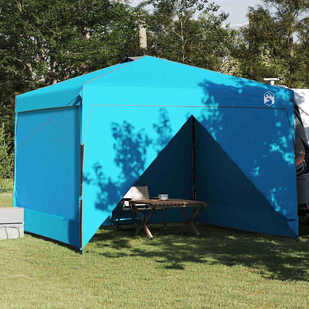vidaXL Pop-up Luifel Tent Blauw 300 x 300 cm Stof