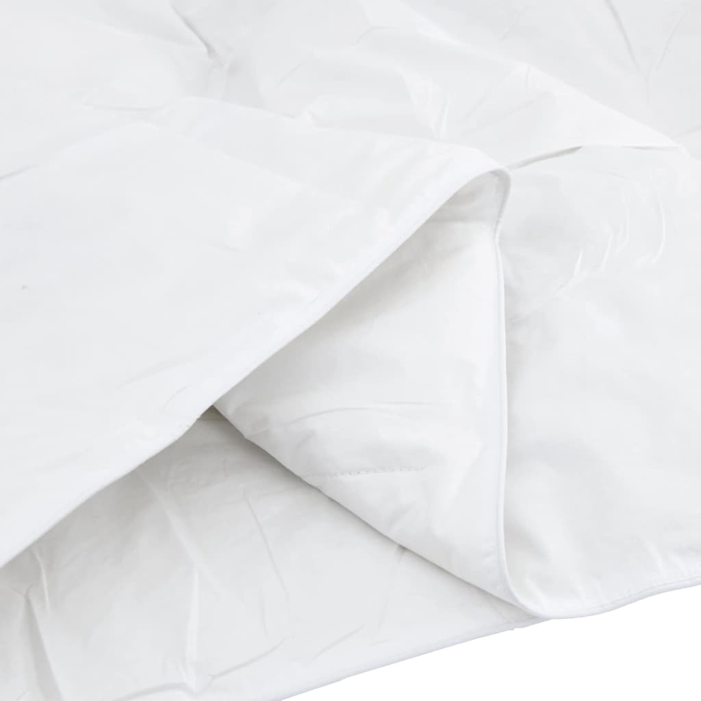 vidaXL Dekens & Duvets Wit 135 x 200 cm Dons