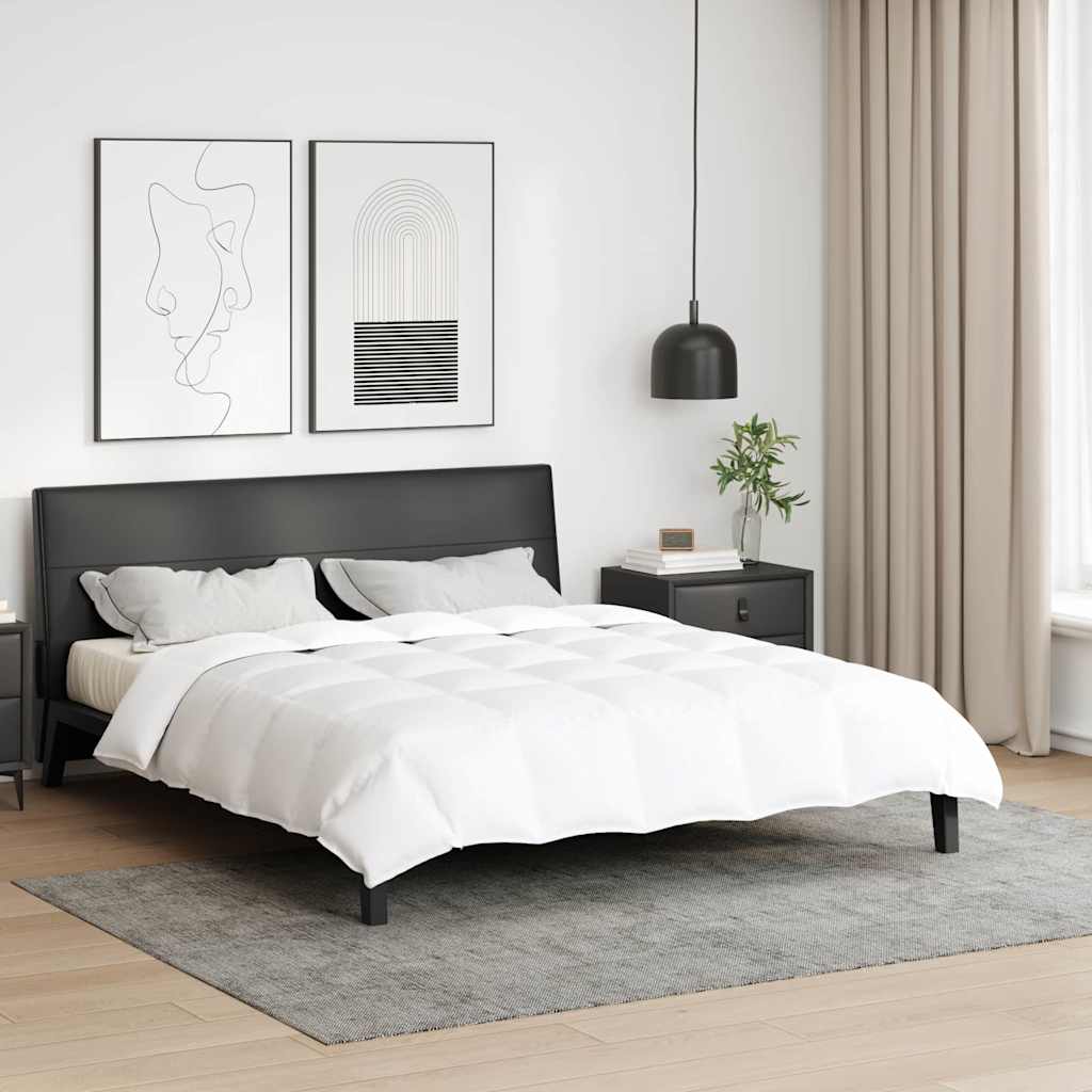 vidaXL Dekens & Duvets Wit 135 x 200 cm Dons
