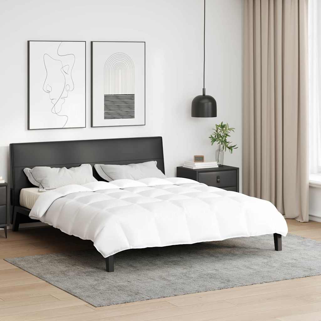 vidaXL Dekentjes & Dekbedden Wit 135 x 200 cm Dons
