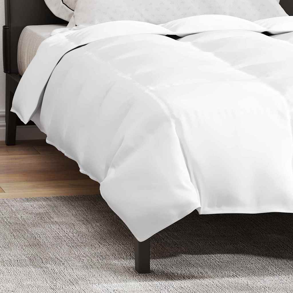vidaXL Dekens & Duvets Wit 135 x 200 cm Dons