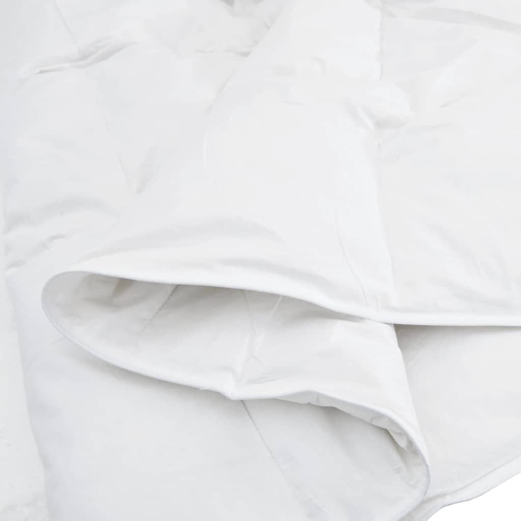 vidaXL Dekens & Duvets Wit 135 x 200 cm Dons
