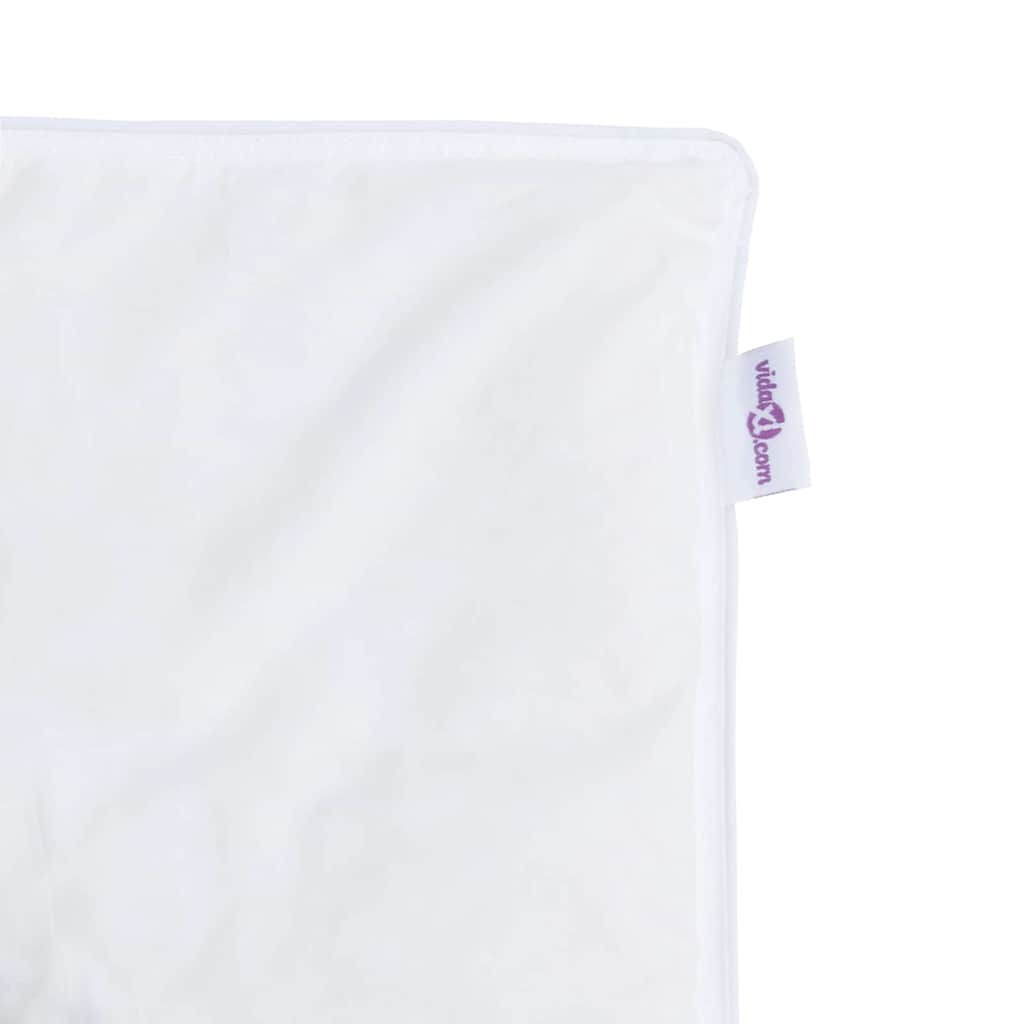 vidaXL Dekens & Duvets Wit 135 x 200 cm Dons