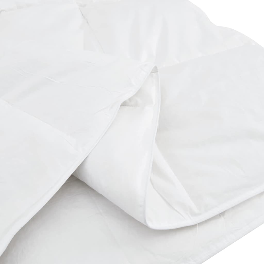 vidaXL Dekens & Duvets Wit 135 x 200 cm Dons