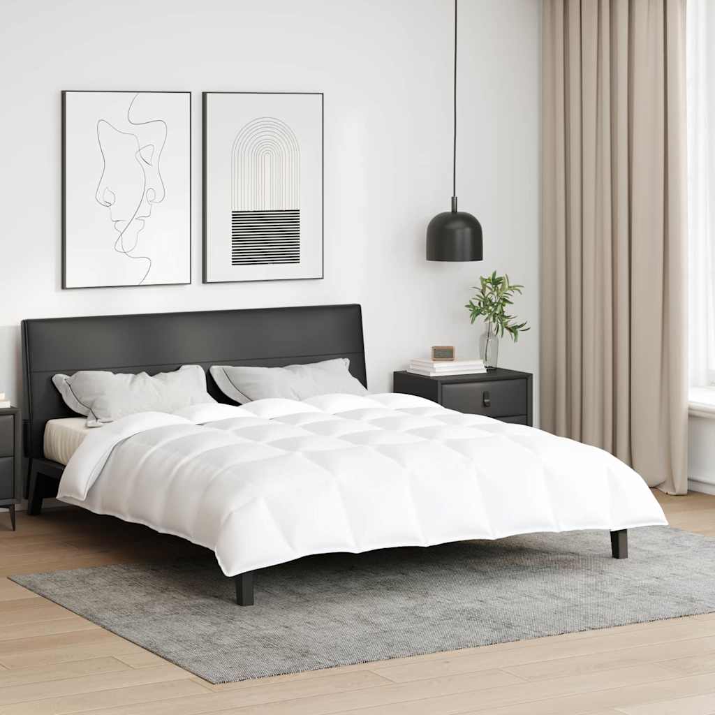 vidaXL Dekens & Duvets Wit 135 x 200 cm Dons