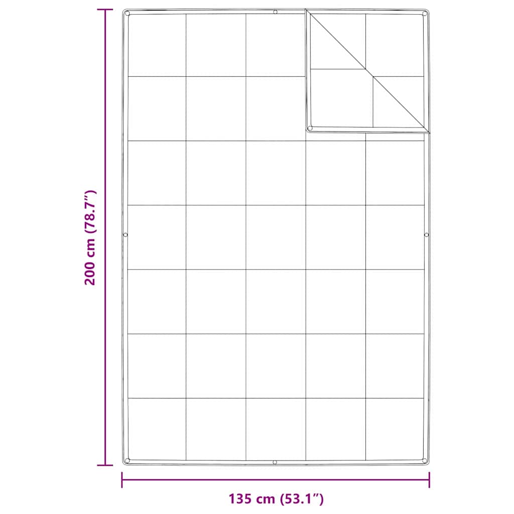 vidaXL Dekens & Donsdekens Wit 135 x 200 cm Dons