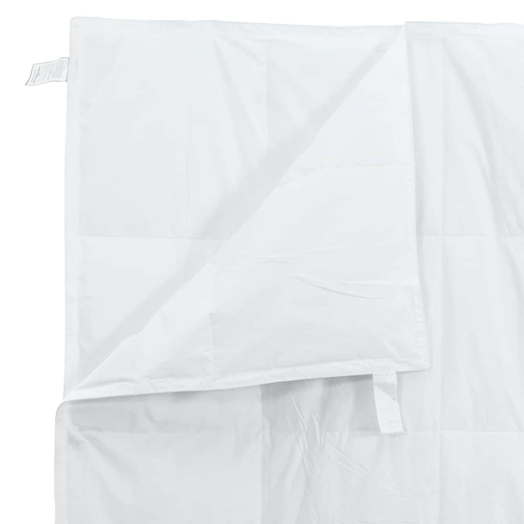 vidaXL Dekens & Donsdekens Wit 135 x 200 cm Dons