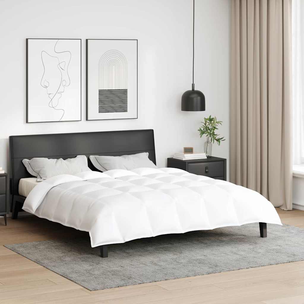 vidaXL Dekens & Donsdekens Wit 135 x 200 cm Dons