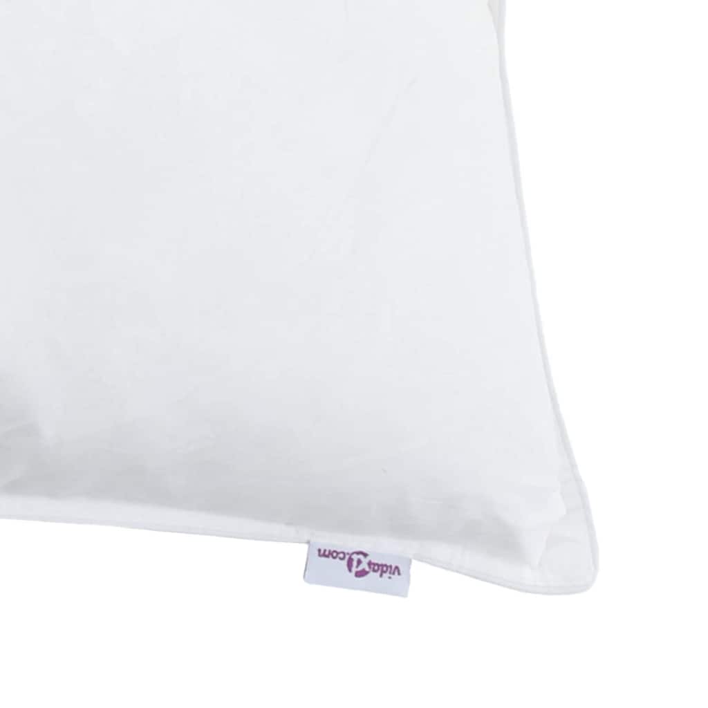 vidaXL Hoofdkussen Wit 130gsm 100% katoen