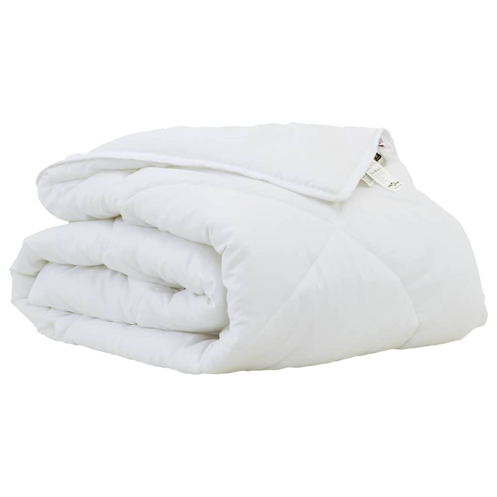 vidaXL Dekens & Duvets Wit 135 x 200 cm Microvezel