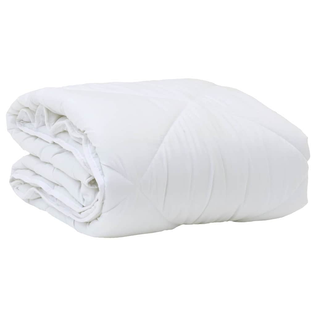 vidaXL Dekens & Duvets Wit 135 x 200 cm Microvezel