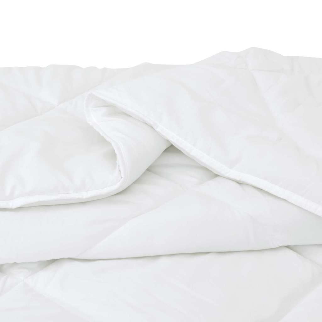 vidaXL Dekens & Duvets Wit 135 x 200 cm Microvezel