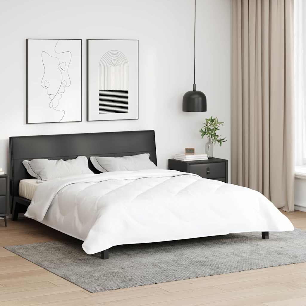 vidaXL Dekens & Duvets Wit 135 x 200 cm Microvezel