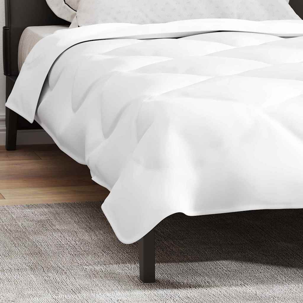 vidaXL Dekens & Duvets Wit 135 x 200 cm Microvezel