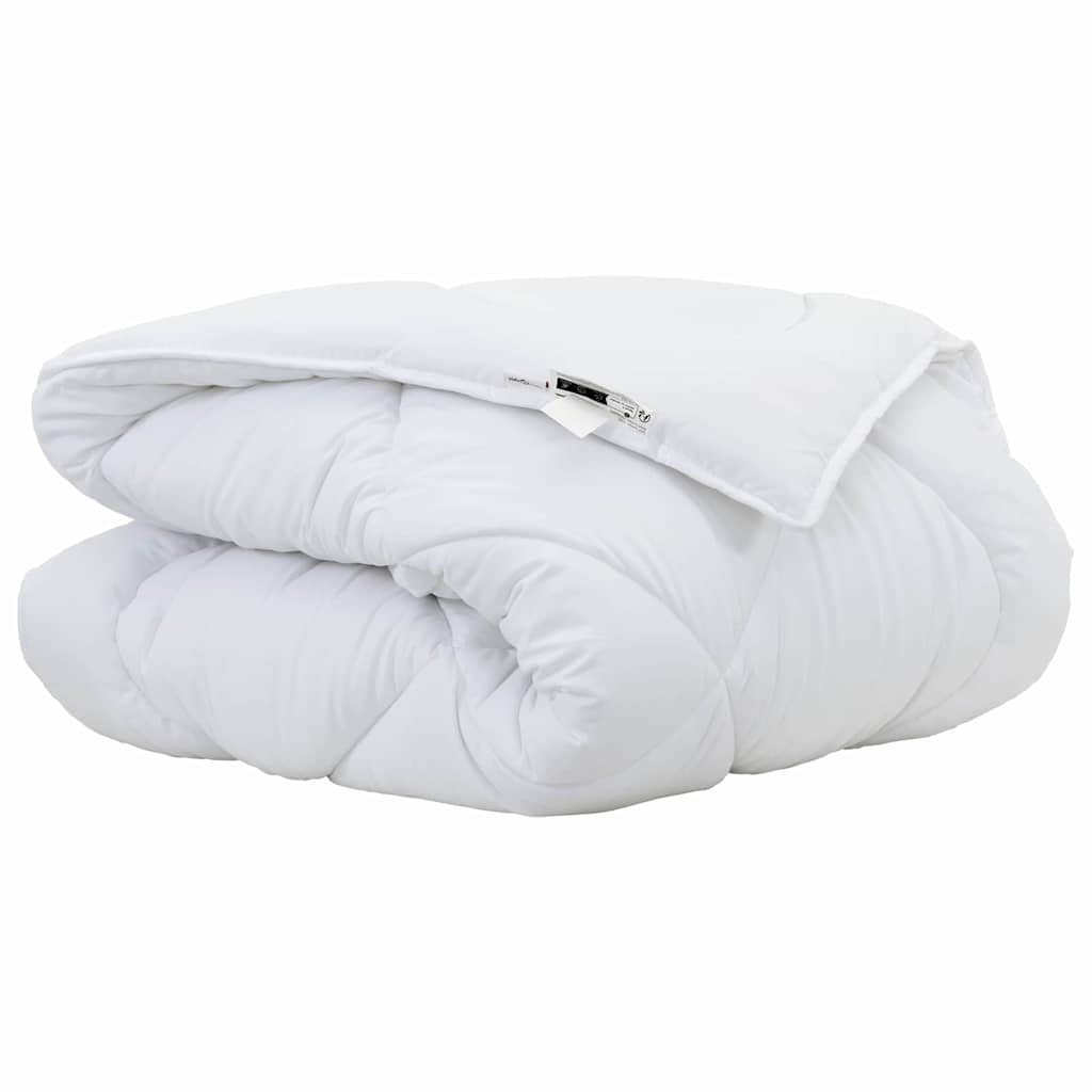 vidaXL Dekens & Duvets Wit 135 x 200 cm Microvezel