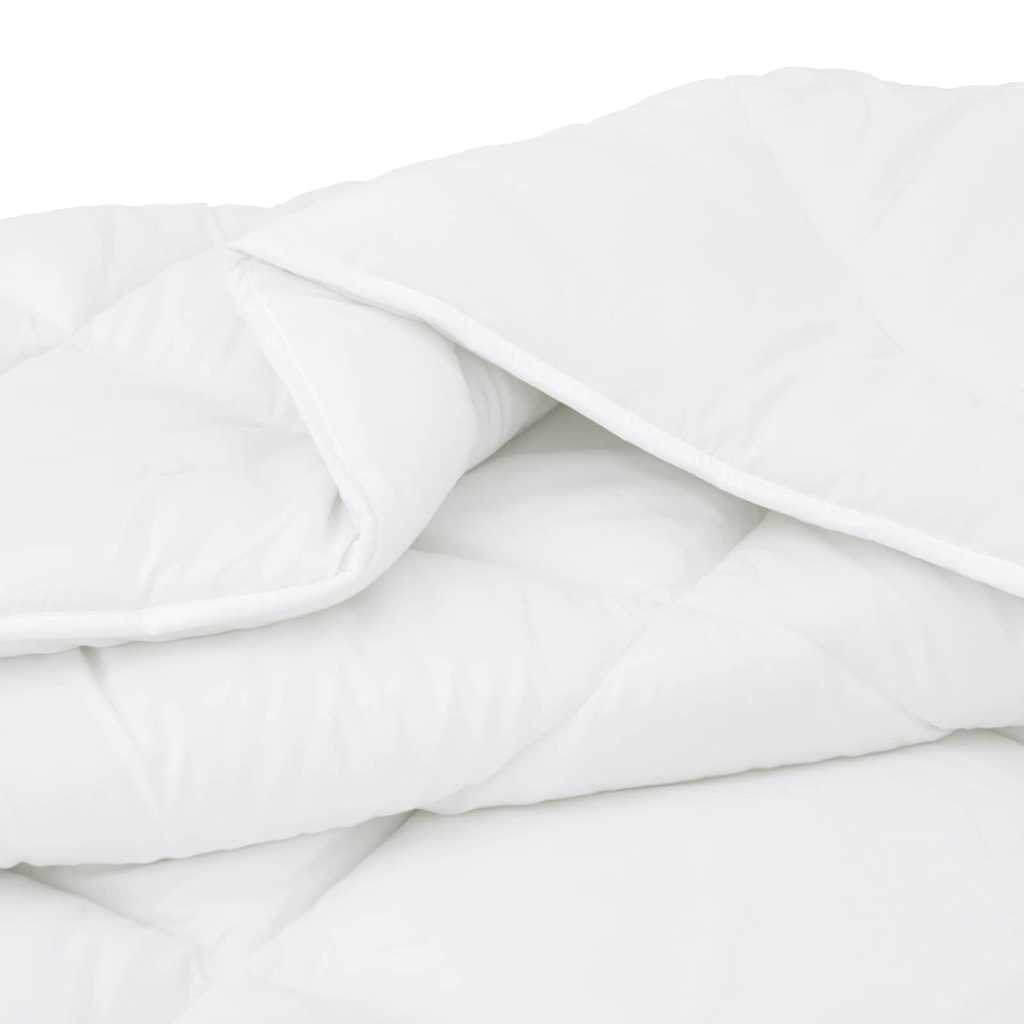 vidaXL Dekens & Duvets Wit 135 x 200 cm Microvezel