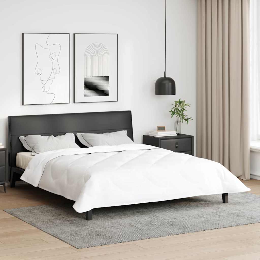 vidaXL Dekens & Duvets Wit 135 x 200 cm Microvezel