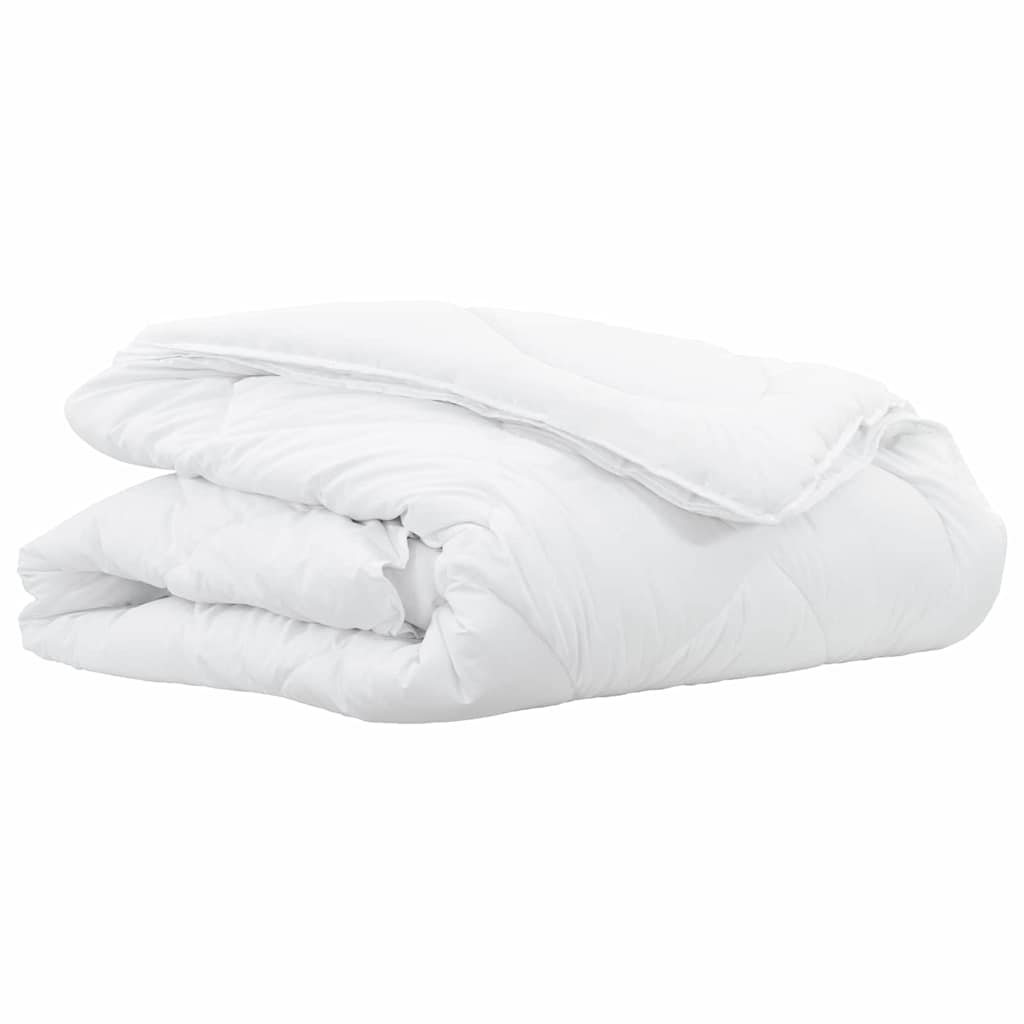 vidaXL Dekens & Duvets Wit 135 x 200 cm Microvezel