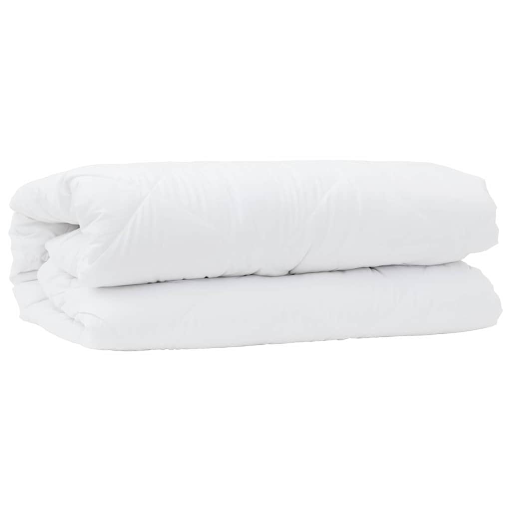 vidaXL Dekens & Duvets Wit 135 x 200 cm Microvezel