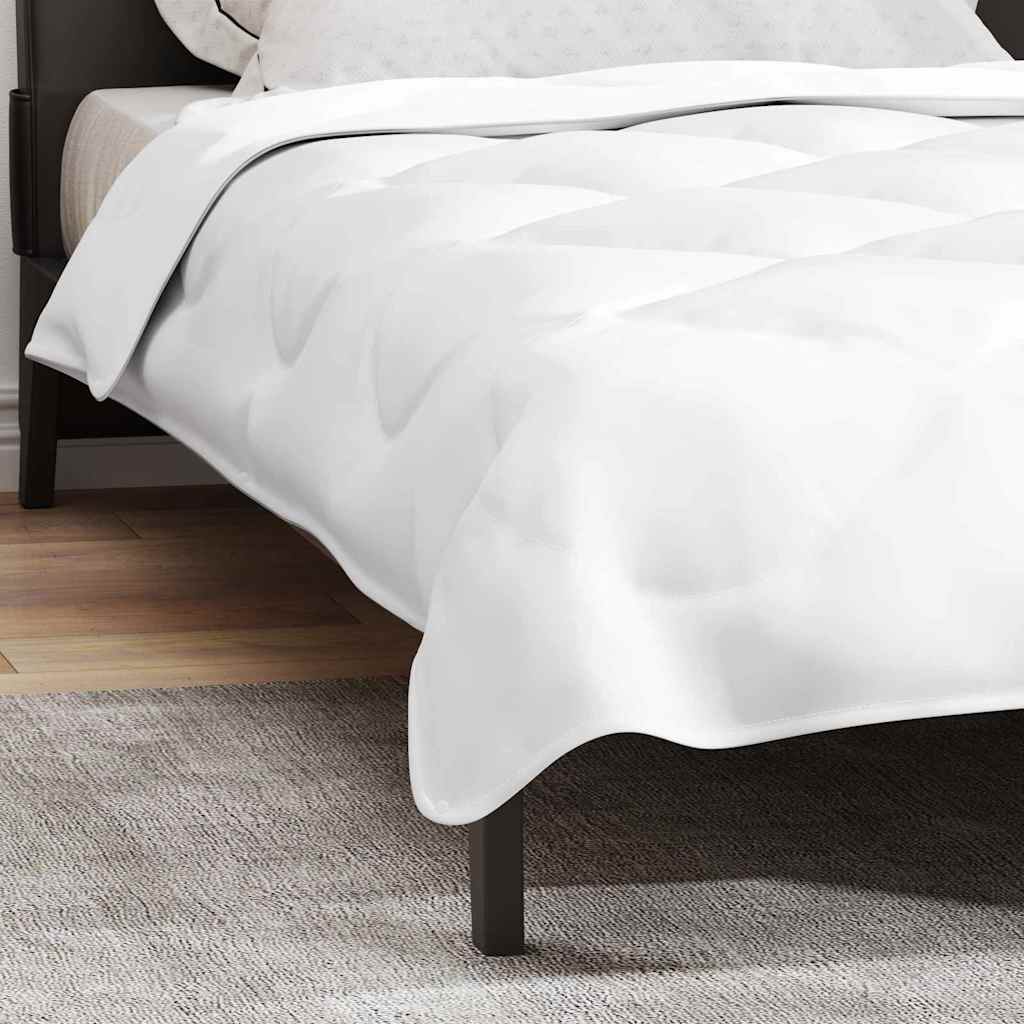 vidaXL Dekens & Duvets Wit 135 x 200 cm Microvezel