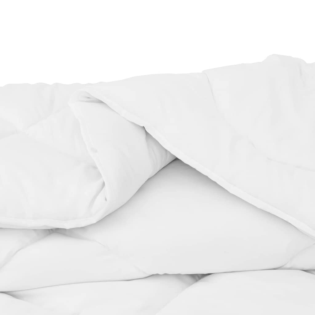 vidaXL Dekens & Duvets Wit 135 x 200 cm Microvezel