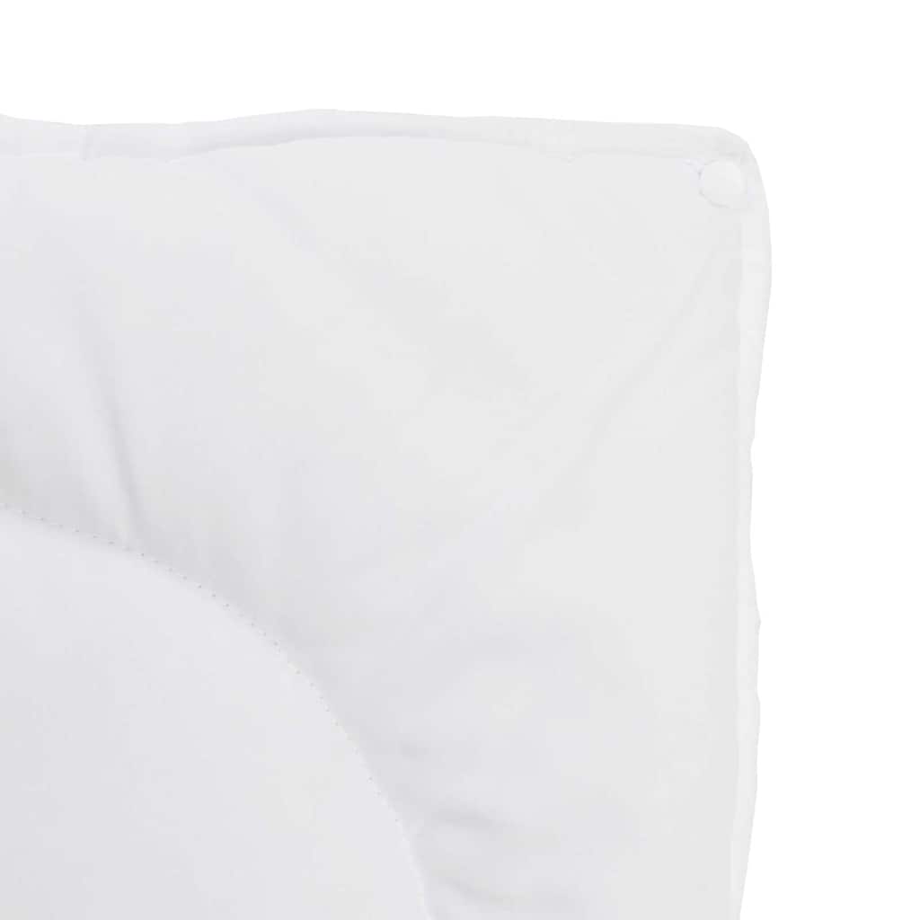 vidaXL Dekens & Duvets Wit 135 x 200 cm Microvezel