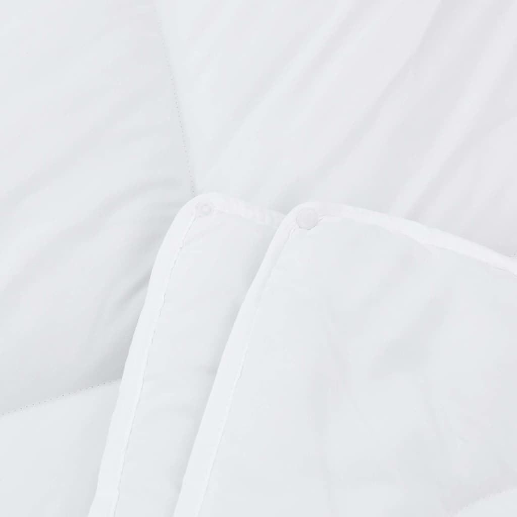 vidaXL Dekens & Duvets Wit 135 x 200 cm Microvezel