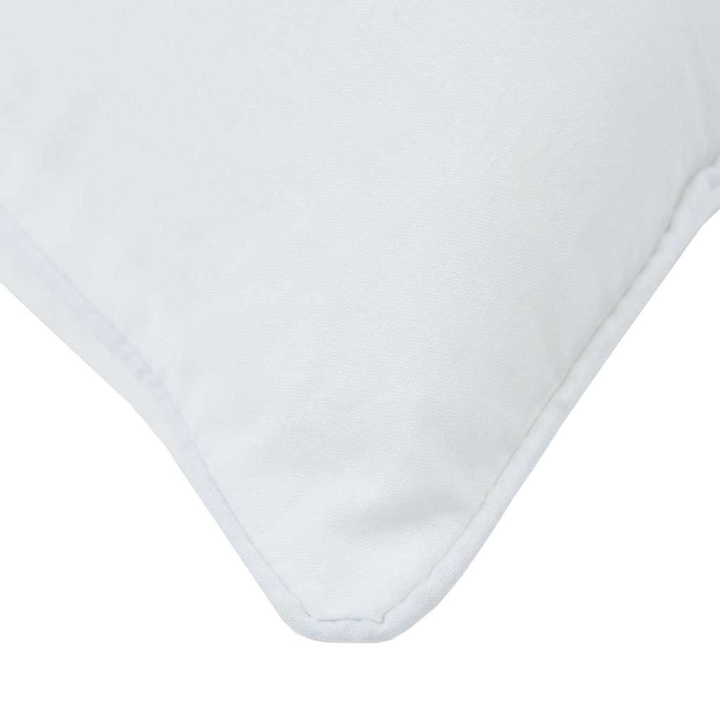 vidaXL Hoofdkussen Wit 105gsm 50% katoen en 50% polyester blend