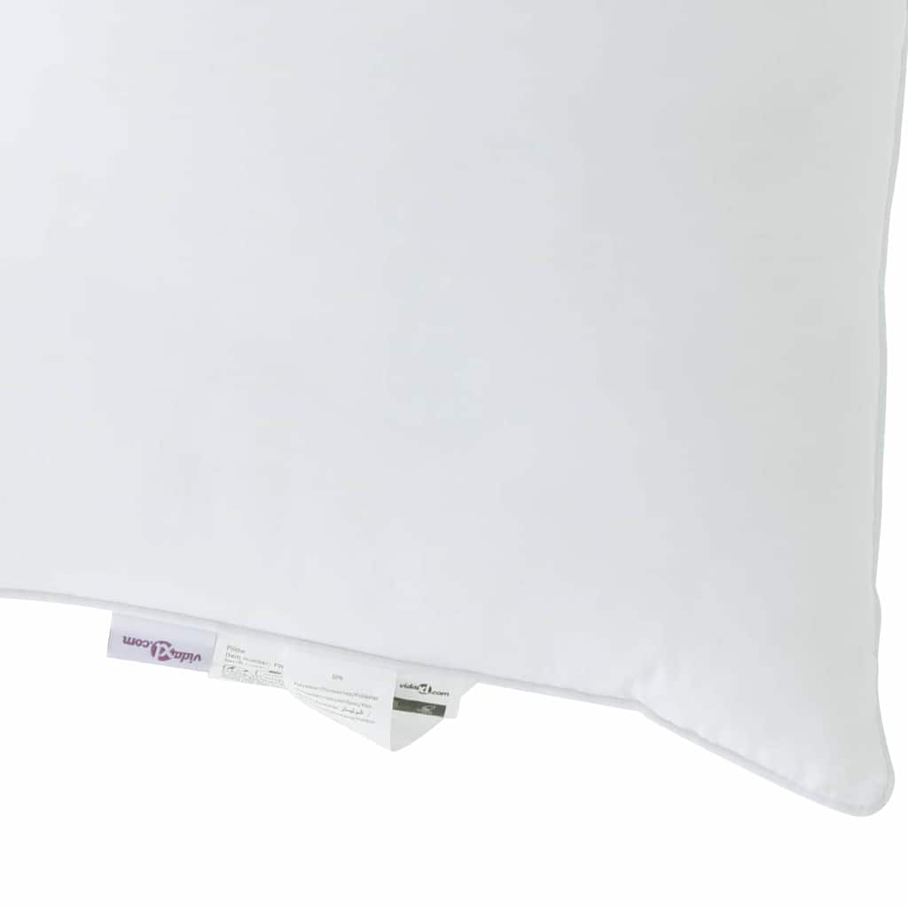 vidaXL Hoofdkussen Wit 105gsm 50% katoen en 50% polyester blend