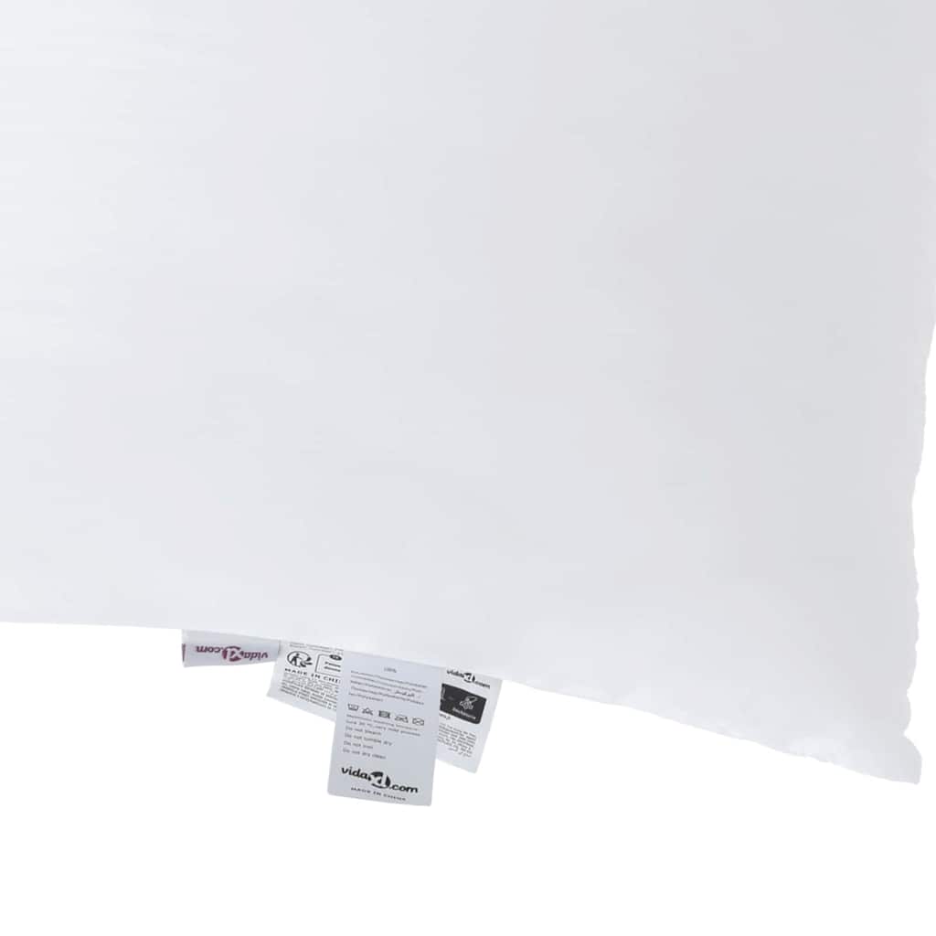 vidaXL Hoofdkussen Wit 85gsm 100% polyester