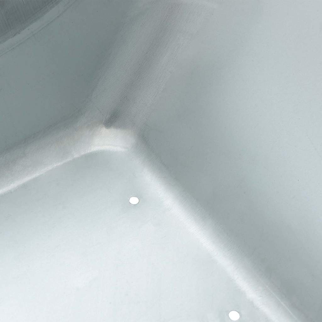 vidaXL Vervanging voor kruiwagenlade Zilver 88 x 60 x 32 cm Staal