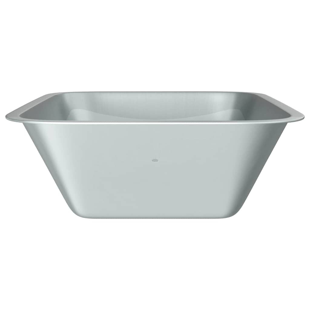 vidaXL Vervanging voor kruiwagenlade Zilver 88 x 60 x 32 cm Staal