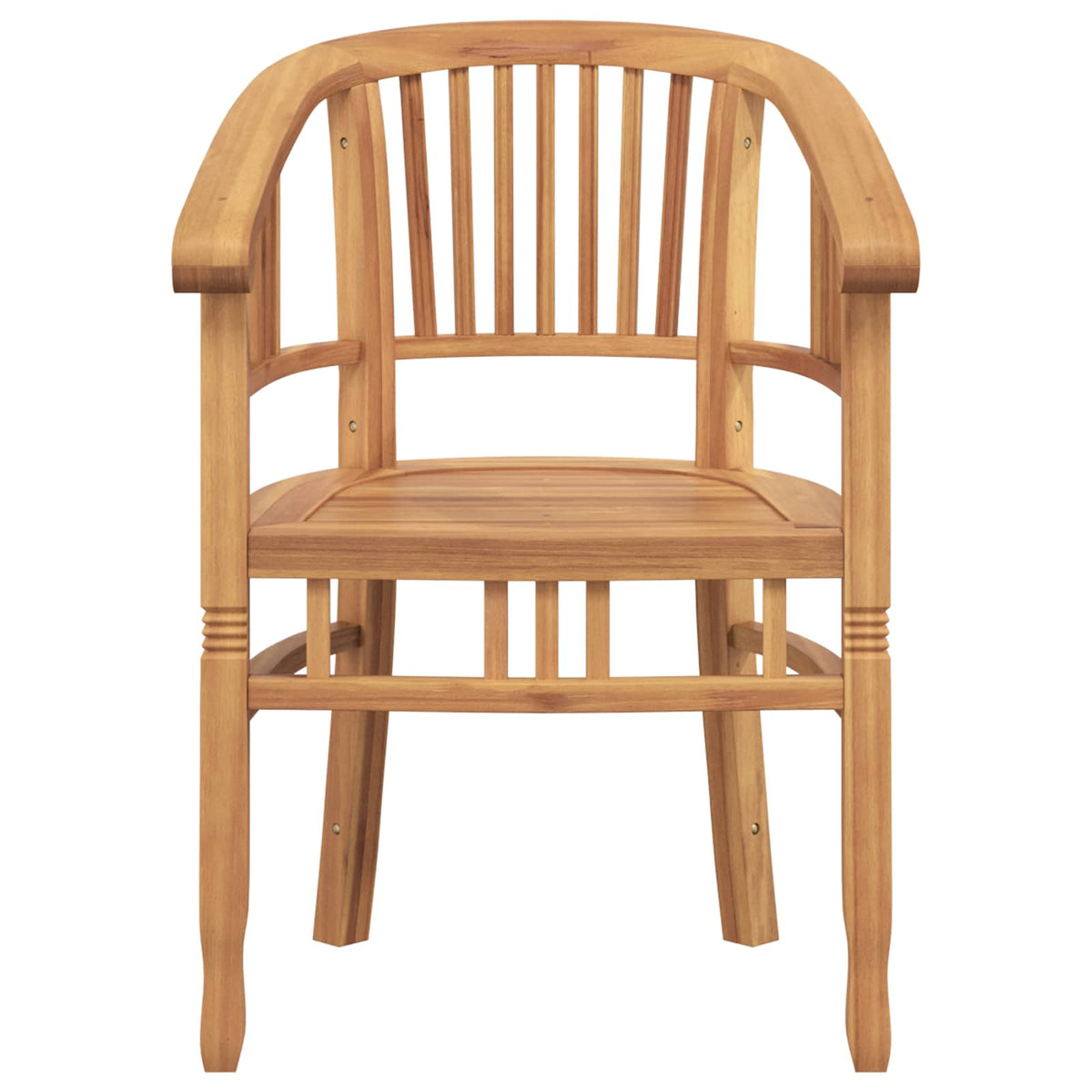 vidaXL Tuinstoelen 2 pcs Bruin 63 x 58 x 89 cm Massief teakhout
