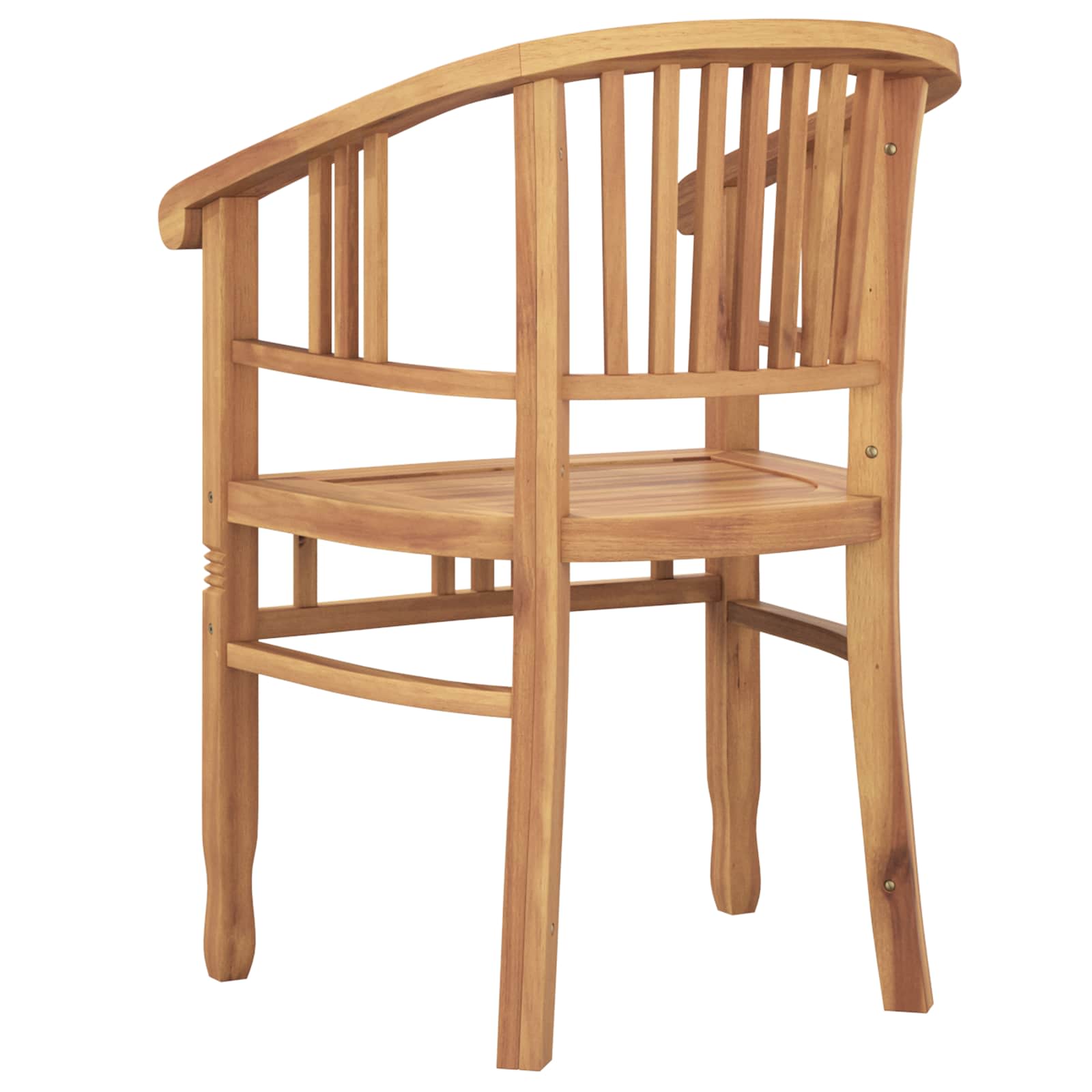 vidaXL Tuinstoelen 2 pcs Bruin 63 x 58 x 89 cm Massief teakhout