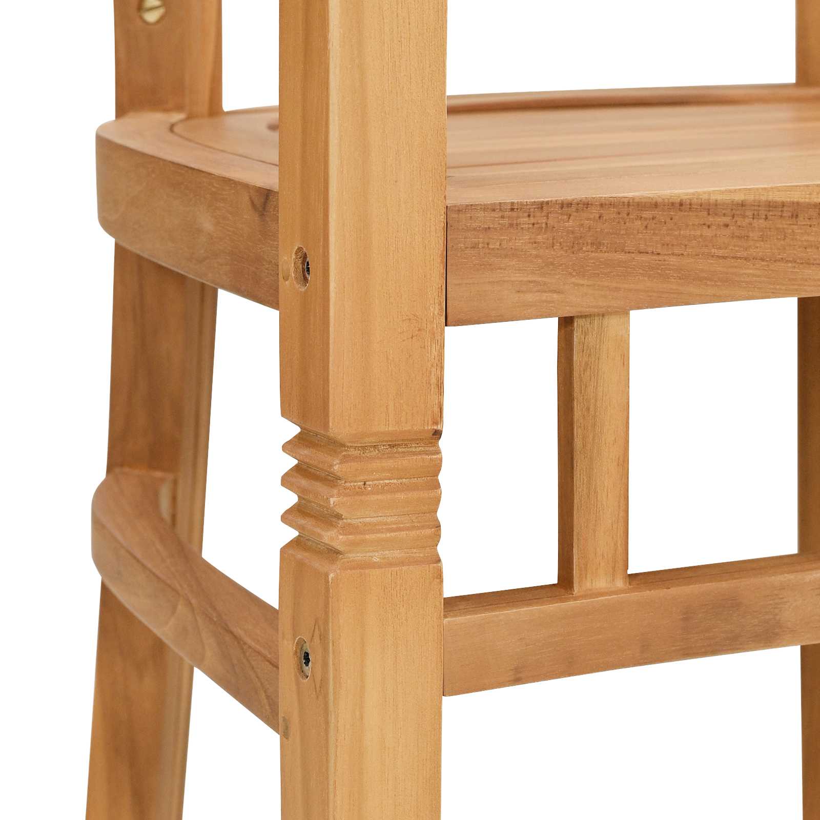 vidaXL Tuinstoelen 2 pcs Bruin 63 x 58 x 89 cm Massief teakhout