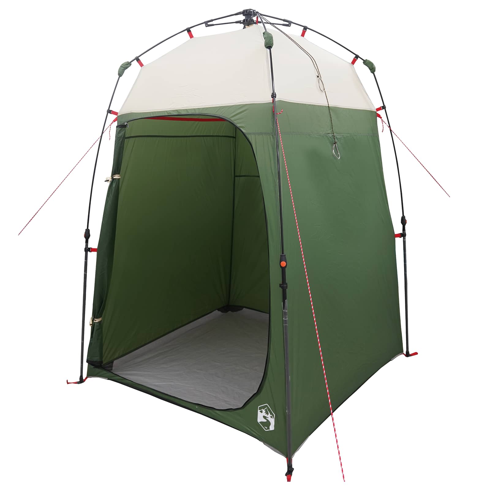 vidaXL Doucheruimte met opslag Groen 160 x 160 x 227 cm Staal