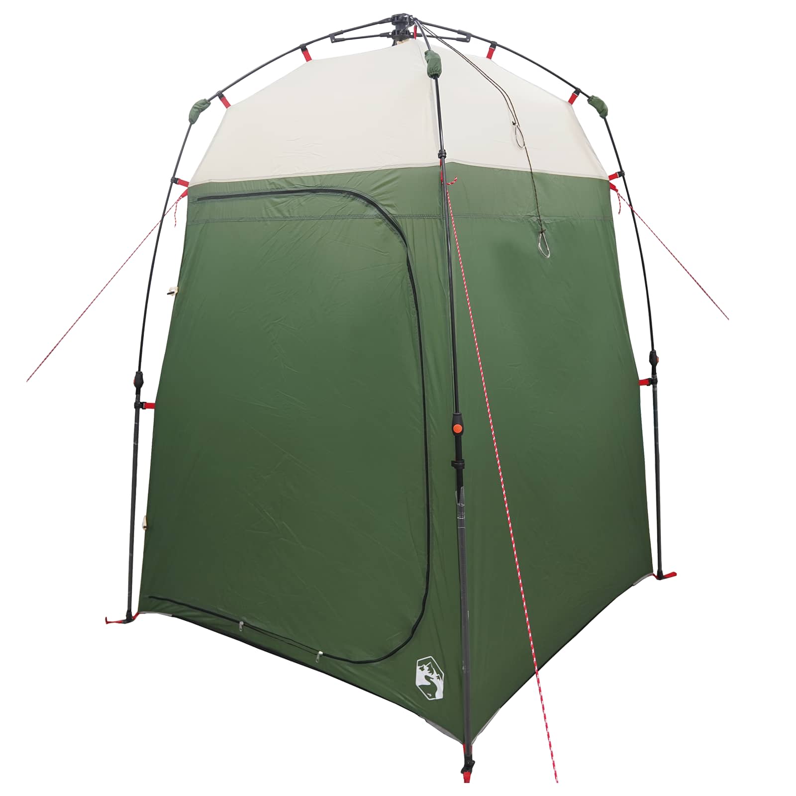 vidaXL Doucheruimte met opslag Groen 160 x 160 x 227 cm Staal