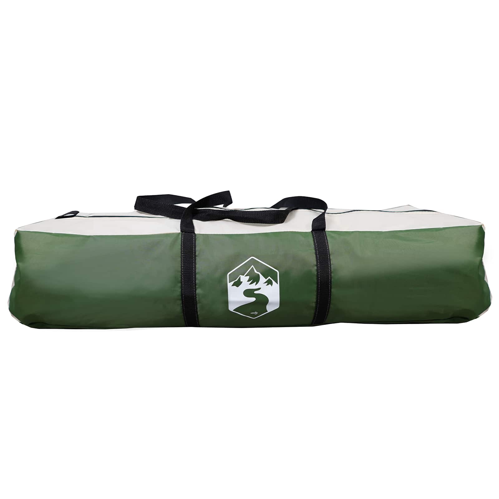 vidaXL Directe Tent met opslag Groen 280 x 280 x 160 cm Staal