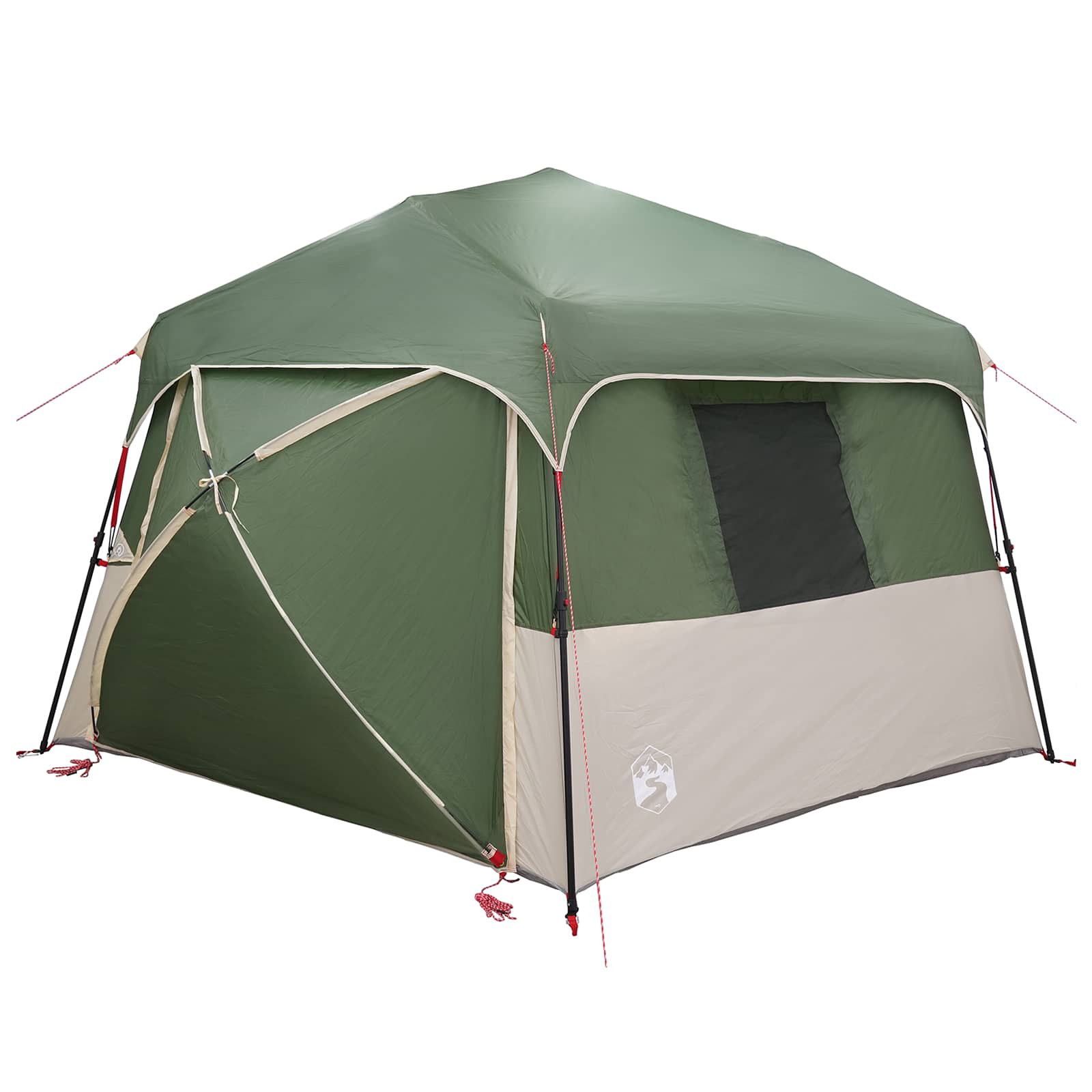 vidaXL Directe Tent met opslag ALTA Groen 458 x 400 x 230 cm Staal