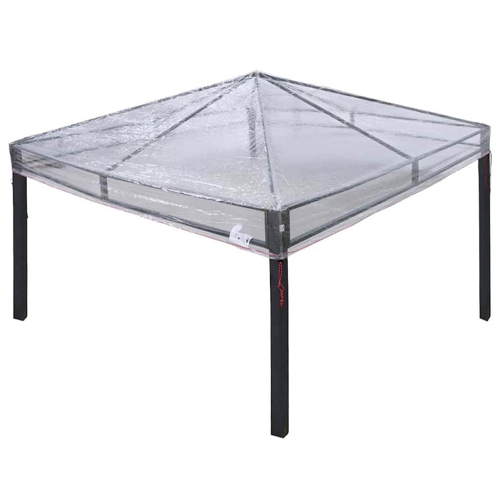 vidaXL Gazebo Dekking Vervanging Doorzichtig 400 x 300 x 32 cm PVC