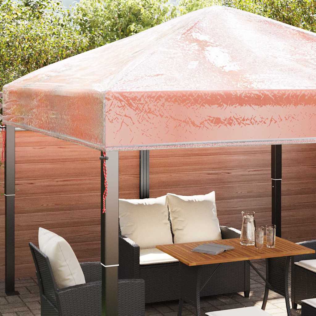 vidaXL Gazebo Dekking Vervanging Doorzichtig 400 x 300 x 32 cm PVC