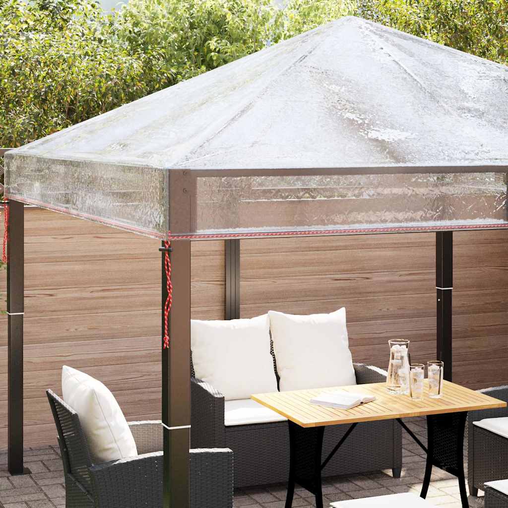 vidaXL Gazebo Dekking Vervanging Doorzichtig 400 x 300 x 32 cm PVC