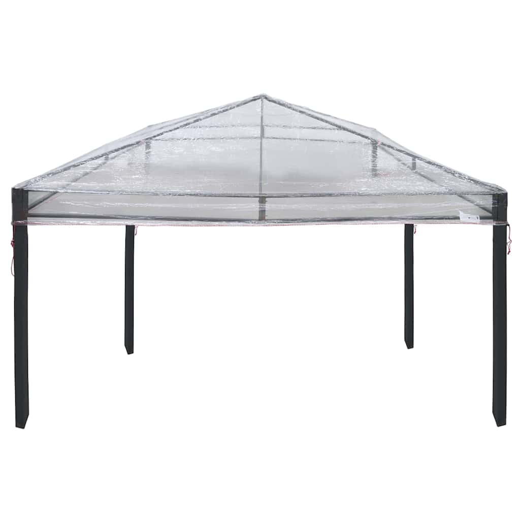 vidaXL Gazebo Dekking Vervanging Doorzichtig 400 x 300 x 32 cm PVC