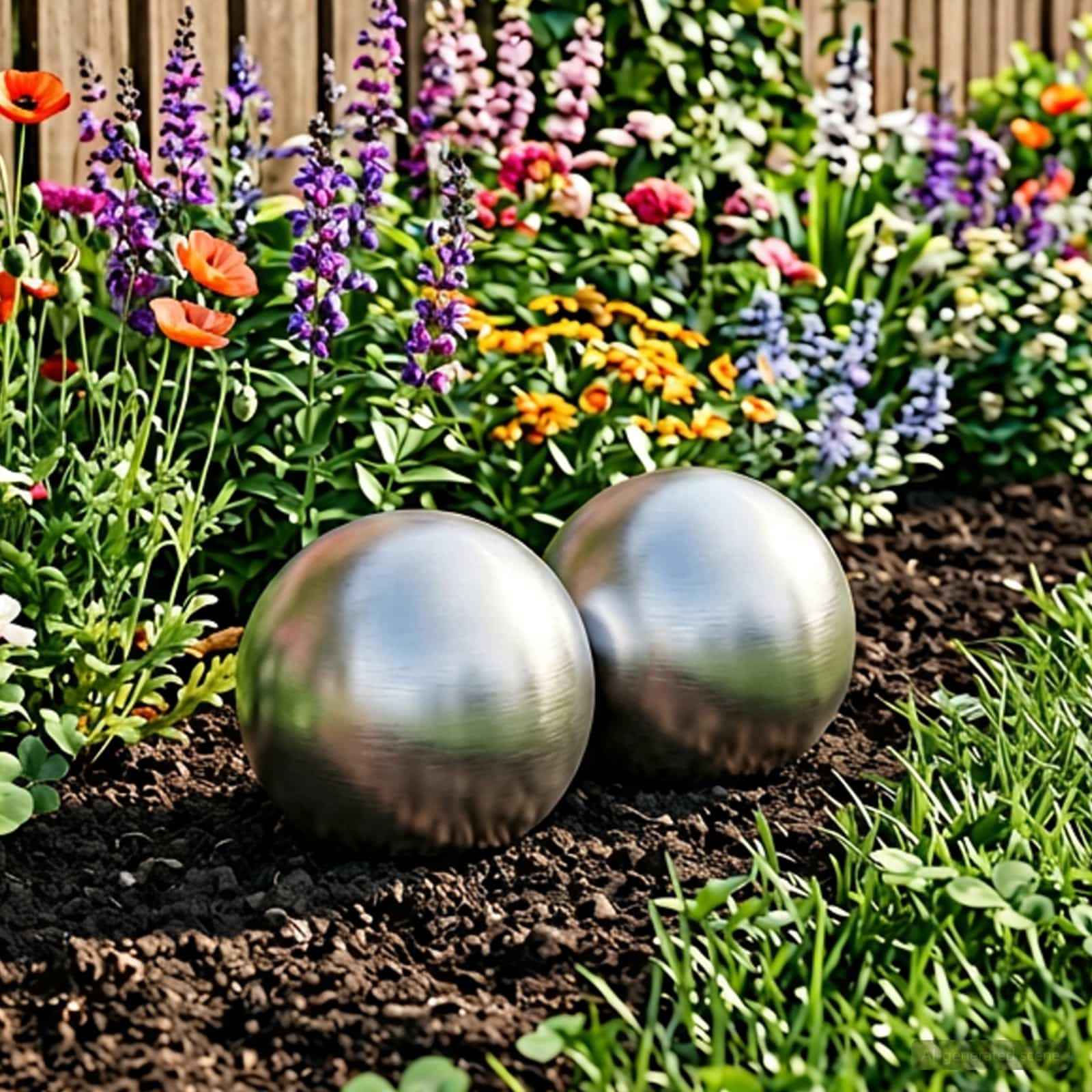 vidaXL Geborstelde Bal 8 st Ø 5 cm zilver RVS 201